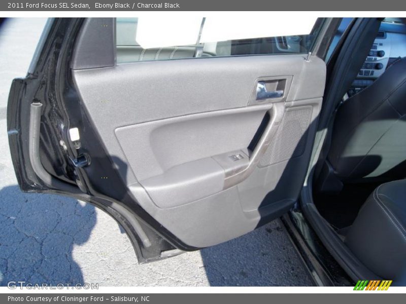 Ebony Black / Charcoal Black 2011 Ford Focus SEL Sedan