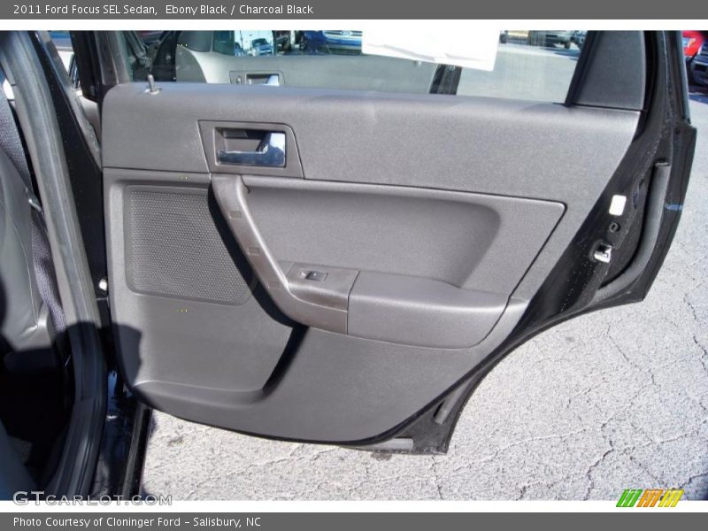 Ebony Black / Charcoal Black 2011 Ford Focus SEL Sedan