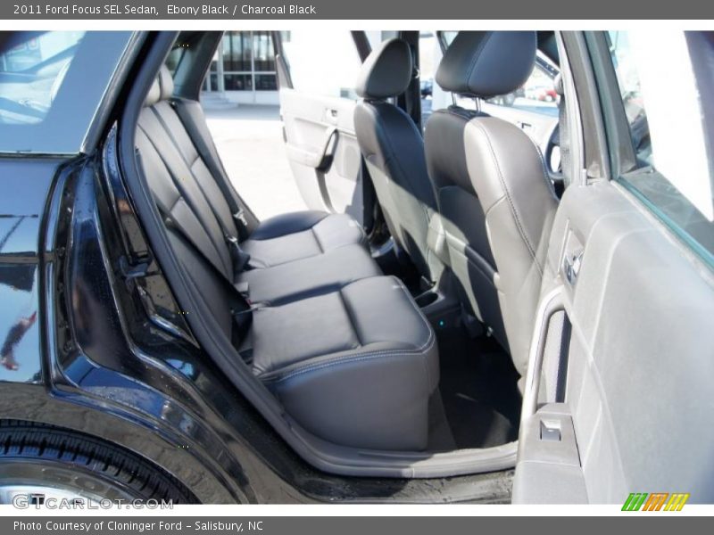 Ebony Black / Charcoal Black 2011 Ford Focus SEL Sedan