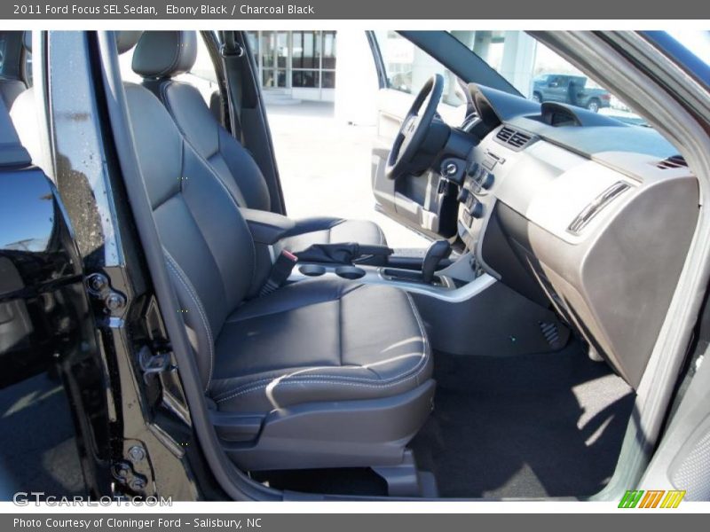 Ebony Black / Charcoal Black 2011 Ford Focus SEL Sedan