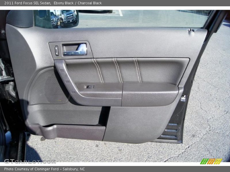 Ebony Black / Charcoal Black 2011 Ford Focus SEL Sedan