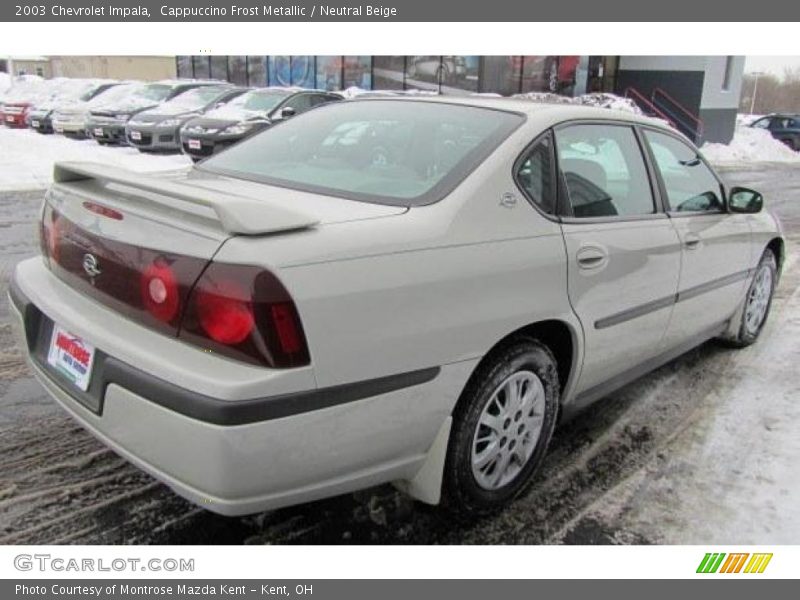 Cappuccino Frost Metallic / Neutral Beige 2003 Chevrolet Impala