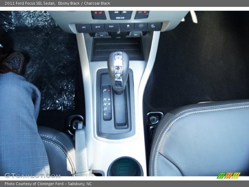 Ebony Black / Charcoal Black 2011 Ford Focus SEL Sedan
