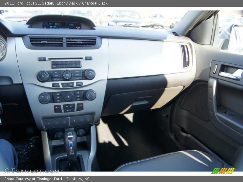 Ebony Black / Charcoal Black 2011 Ford Focus SEL Sedan