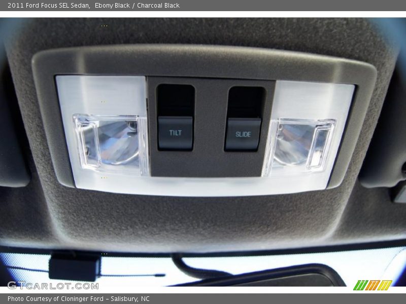 Ebony Black / Charcoal Black 2011 Ford Focus SEL Sedan