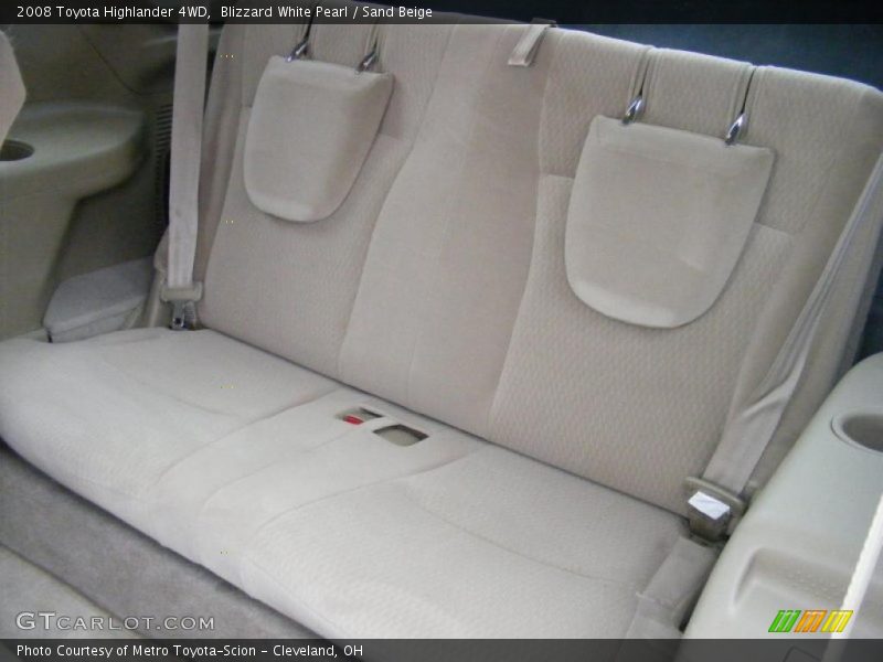 Blizzard White Pearl / Sand Beige 2008 Toyota Highlander 4WD