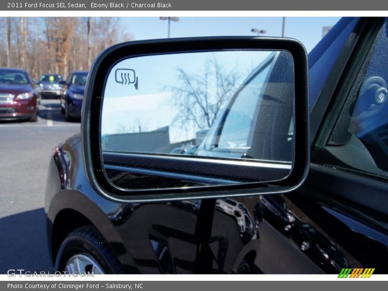 Ebony Black / Charcoal Black 2011 Ford Focus SEL Sedan