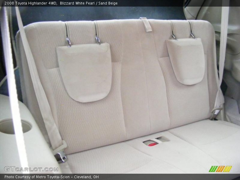 Blizzard White Pearl / Sand Beige 2008 Toyota Highlander 4WD