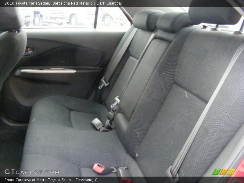 Barcelona Red Metallic / Dark Charcoal 2010 Toyota Yaris Sedan