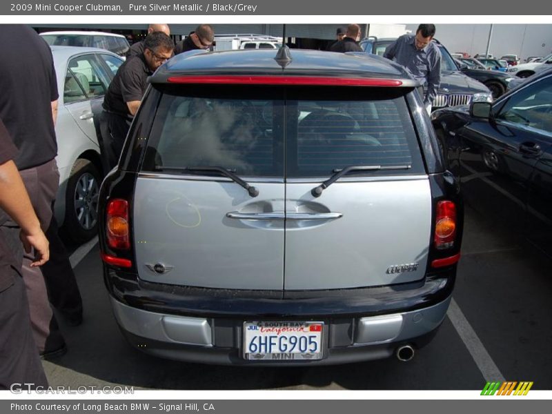 Pure Silver Metallic / Black/Grey 2009 Mini Cooper Clubman