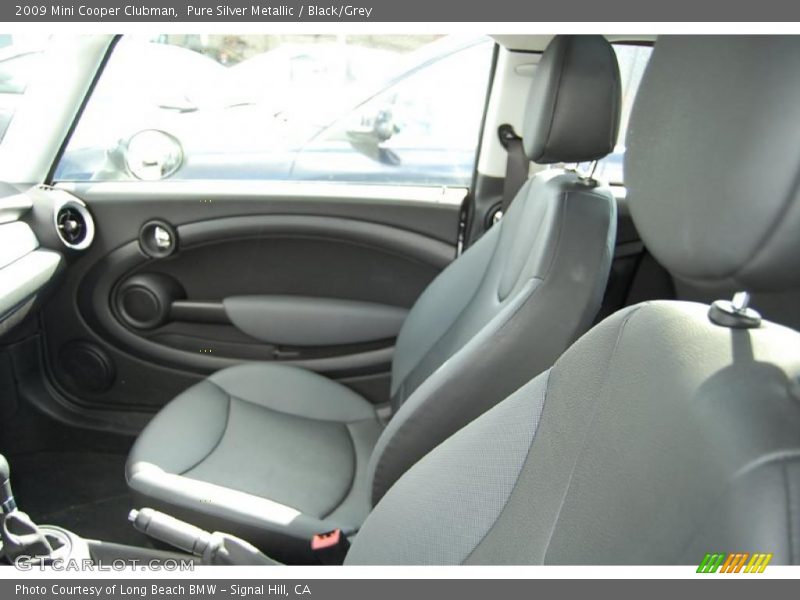 Pure Silver Metallic / Black/Grey 2009 Mini Cooper Clubman