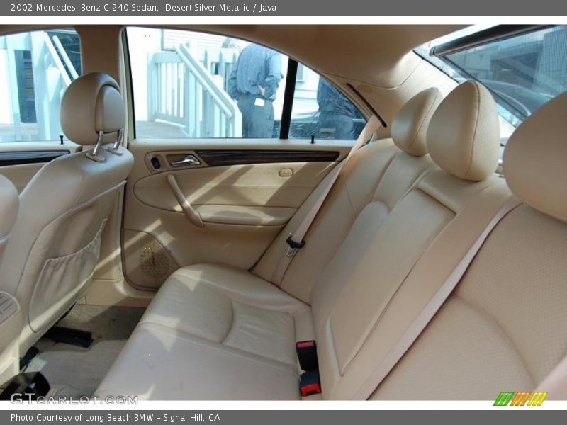 Desert Silver Metallic / Java 2002 Mercedes-Benz C 240 Sedan