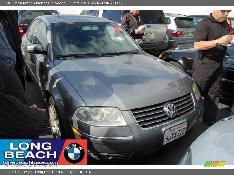 Silverstone Grey Metallic / Black 2002 Volkswagen Passat GLS Sedan