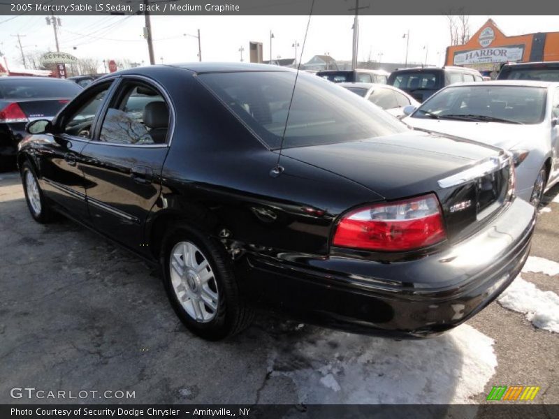 Black / Medium Graphite 2005 Mercury Sable LS Sedan