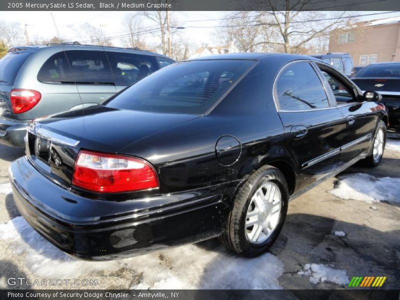 Black / Medium Graphite 2005 Mercury Sable LS Sedan