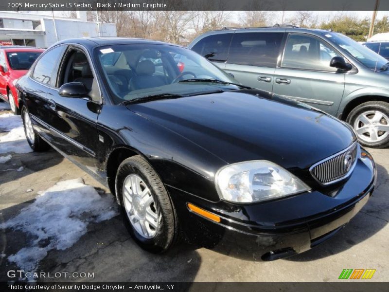 Black / Medium Graphite 2005 Mercury Sable LS Sedan