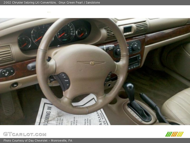  2002 Sebring LXi Convertible Sandstone Interior