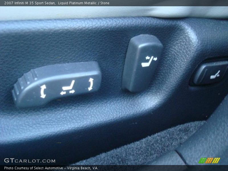 Liquid Platinum Metallic / Stone 2007 Infiniti M 35 Sport Sedan