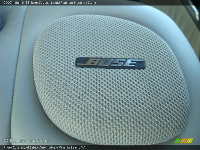 Liquid Platinum Metallic / Stone 2007 Infiniti M 35 Sport Sedan