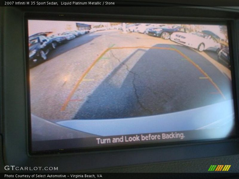 Liquid Platinum Metallic / Stone 2007 Infiniti M 35 Sport Sedan