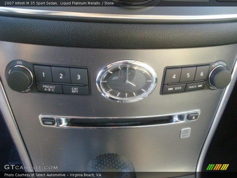 Liquid Platinum Metallic / Stone 2007 Infiniti M 35 Sport Sedan