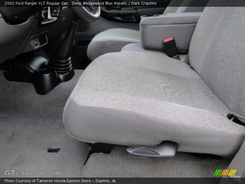 Deep Wedgewood Blue Metallic / Dark Graphite 2002 Ford Ranger XLT Regular Cab