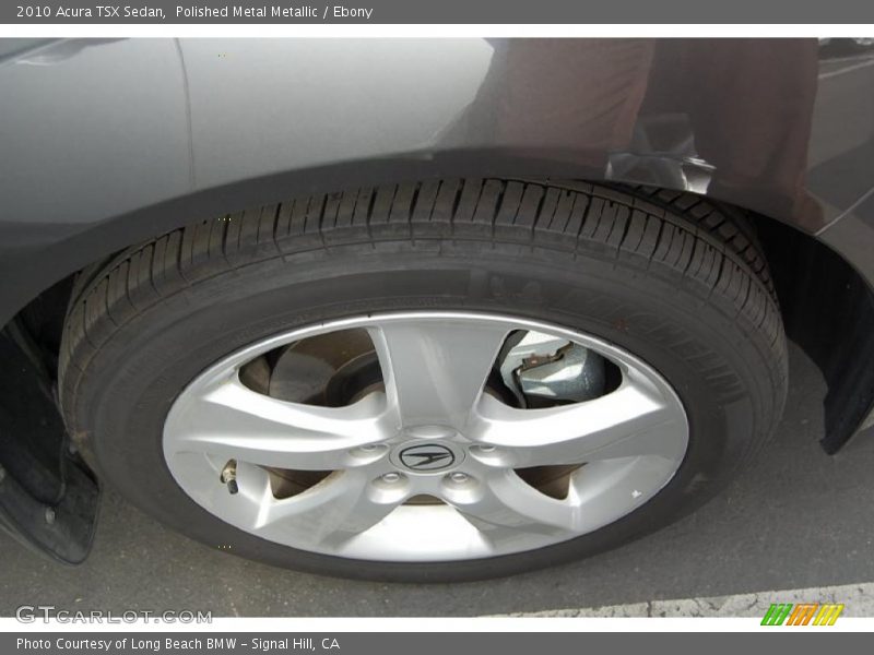 Polished Metal Metallic / Ebony 2010 Acura TSX Sedan
