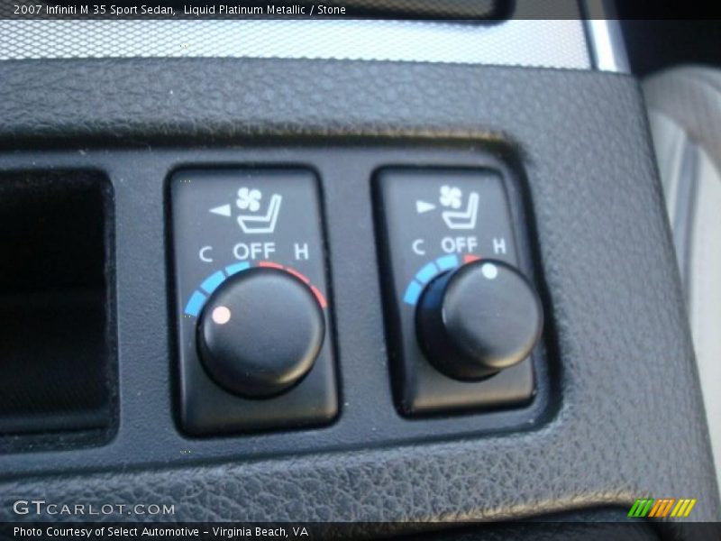 Liquid Platinum Metallic / Stone 2007 Infiniti M 35 Sport Sedan