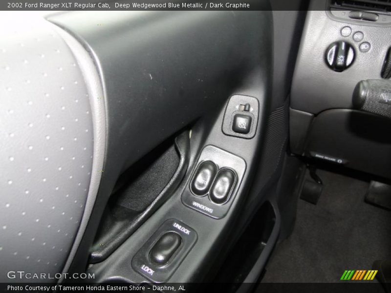 Deep Wedgewood Blue Metallic / Dark Graphite 2002 Ford Ranger XLT Regular Cab