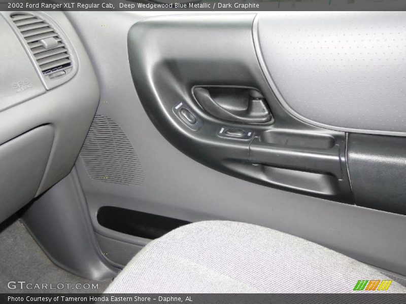 Deep Wedgewood Blue Metallic / Dark Graphite 2002 Ford Ranger XLT Regular Cab