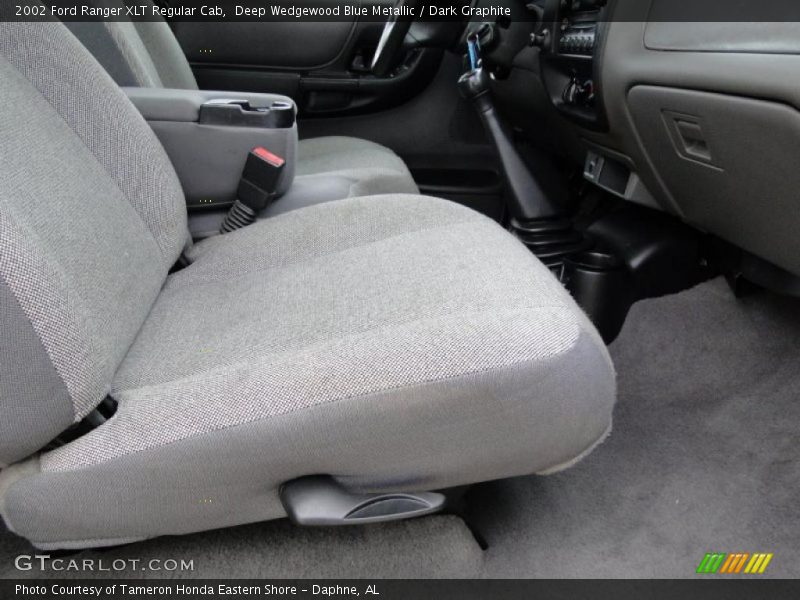 Deep Wedgewood Blue Metallic / Dark Graphite 2002 Ford Ranger XLT Regular Cab