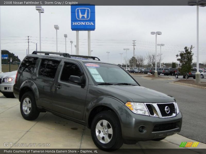 Storm Gray / Graphite 2008 Nissan Pathfinder S