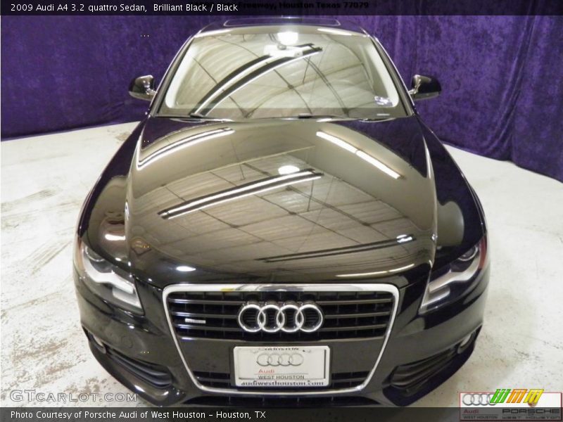 Brilliant Black / Black 2009 Audi A4 3.2 quattro Sedan