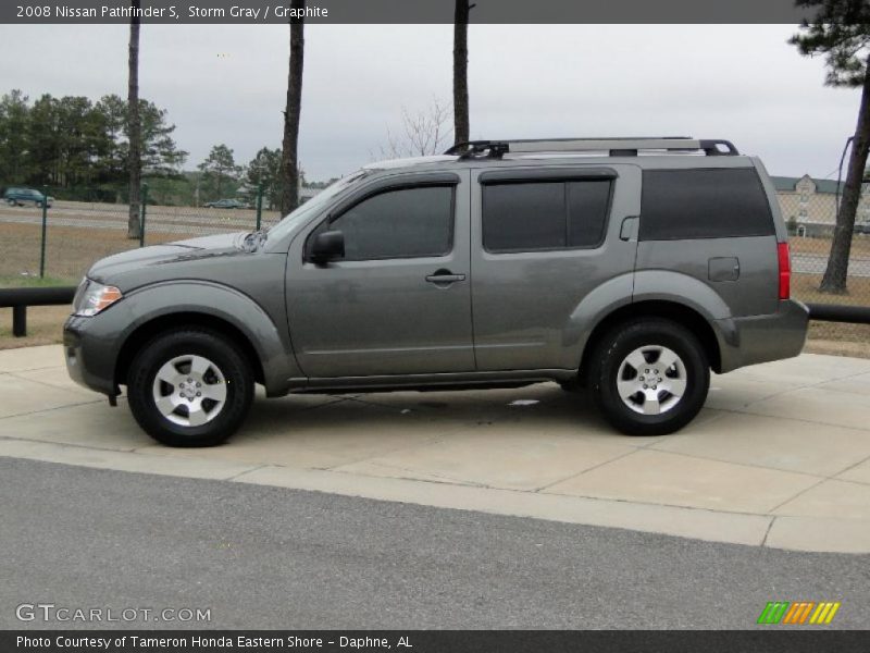 Storm Gray / Graphite 2008 Nissan Pathfinder S