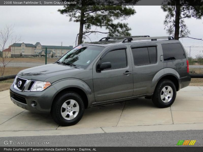 Storm Gray / Graphite 2008 Nissan Pathfinder S