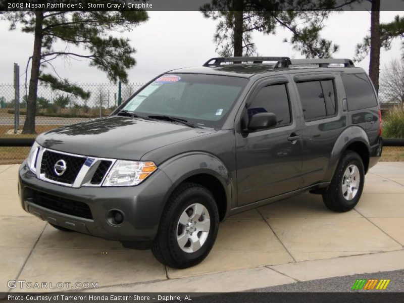 Storm Gray / Graphite 2008 Nissan Pathfinder S