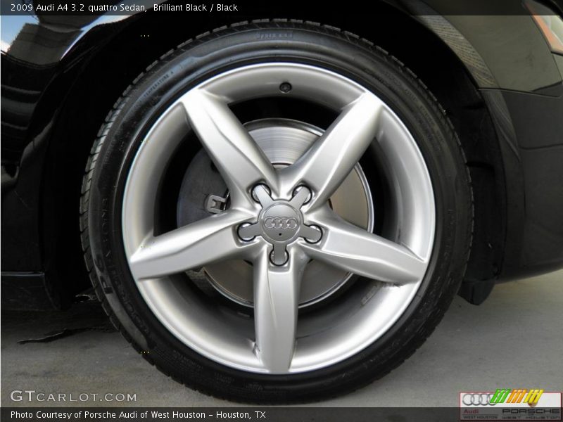 Brilliant Black / Black 2009 Audi A4 3.2 quattro Sedan
