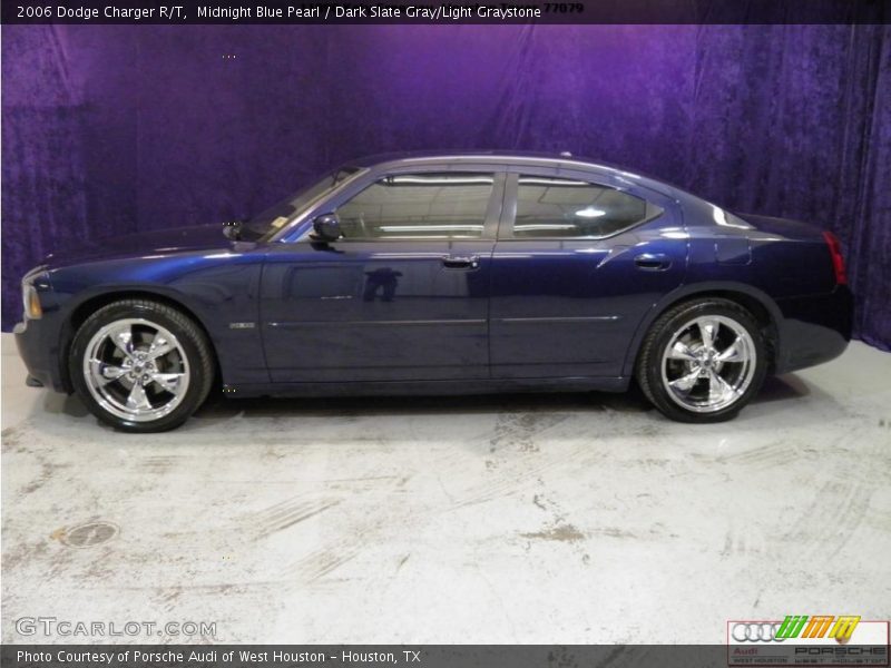 Midnight Blue Pearl / Dark Slate Gray/Light Graystone 2006 Dodge Charger R/T