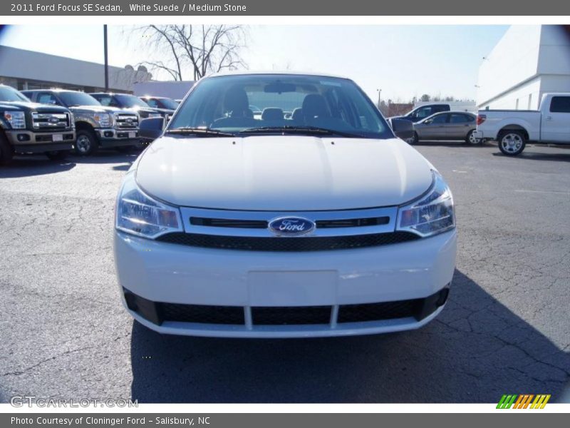 White Suede / Medium Stone 2011 Ford Focus SE Sedan