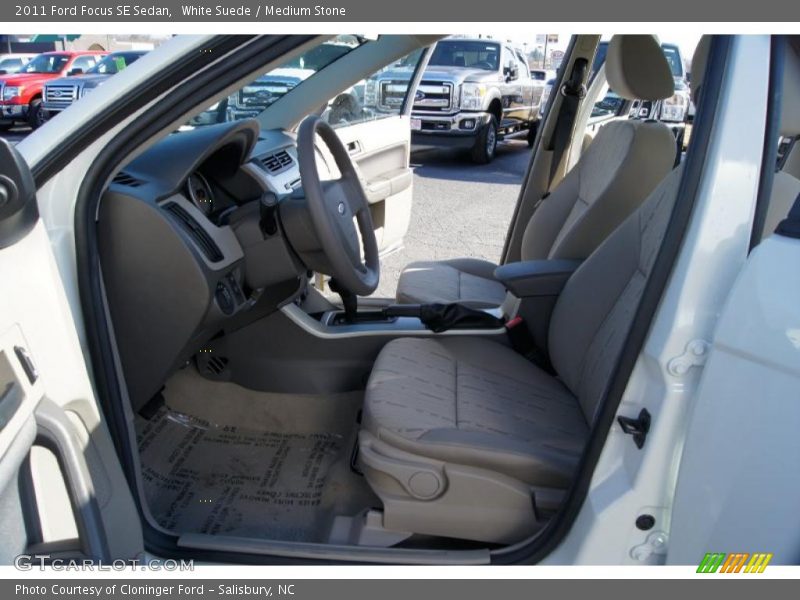 White Suede / Medium Stone 2011 Ford Focus SE Sedan