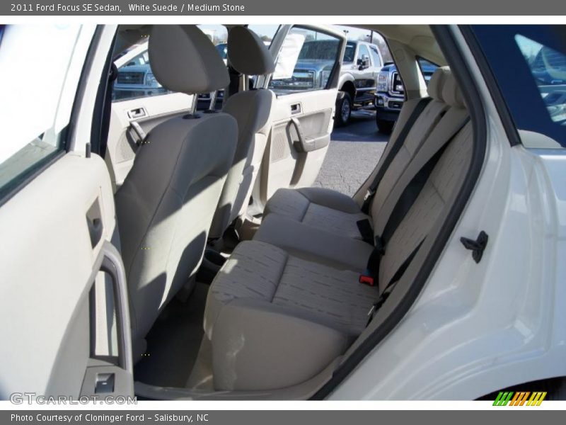 White Suede / Medium Stone 2011 Ford Focus SE Sedan