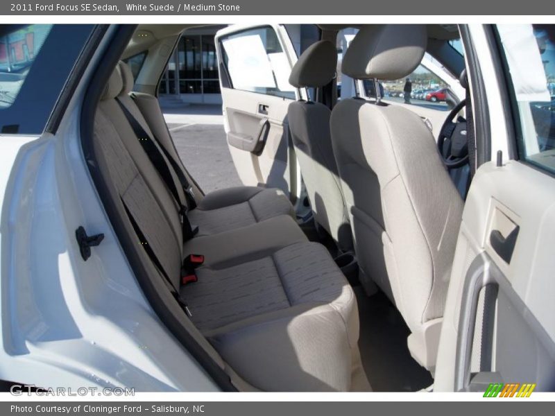 White Suede / Medium Stone 2011 Ford Focus SE Sedan