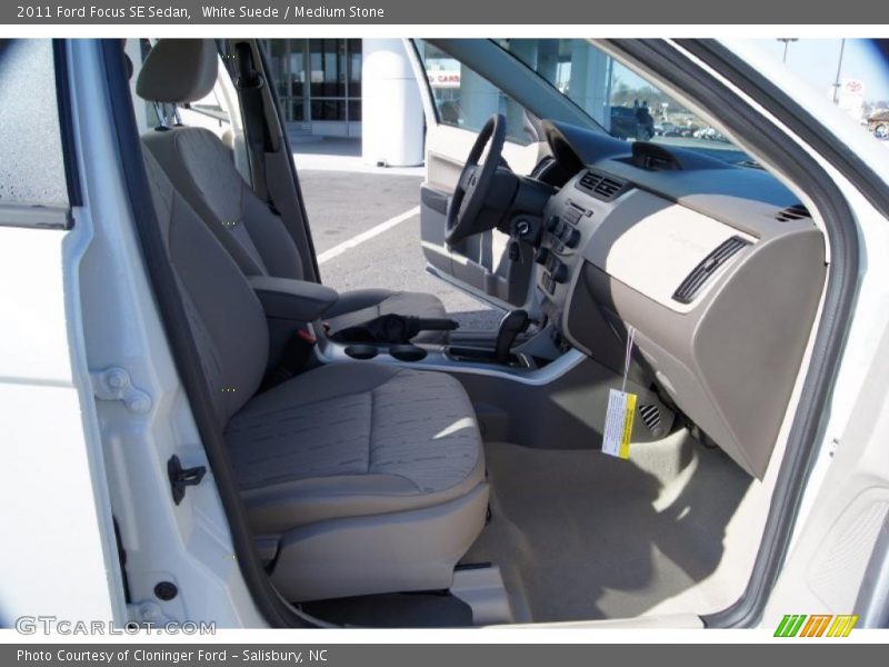 White Suede / Medium Stone 2011 Ford Focus SE Sedan