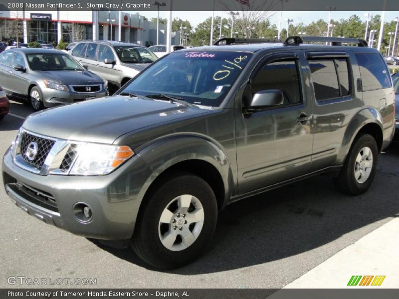 Storm Gray / Graphite 2008 Nissan Pathfinder S