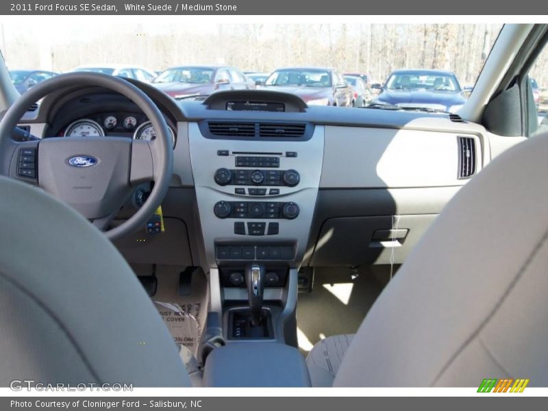 White Suede / Medium Stone 2011 Ford Focus SE Sedan