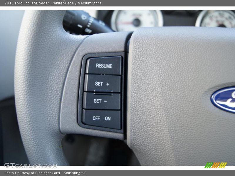 White Suede / Medium Stone 2011 Ford Focus SE Sedan