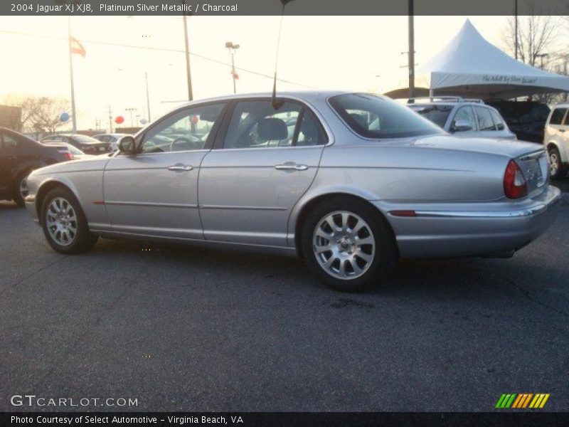 Platinum Silver Metallic / Charcoal 2004 Jaguar XJ XJ8