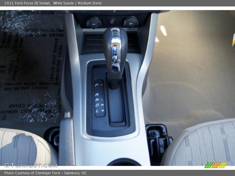 White Suede / Medium Stone 2011 Ford Focus SE Sedan