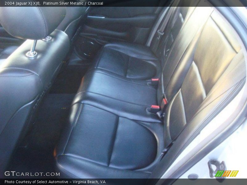 Platinum Silver Metallic / Charcoal 2004 Jaguar XJ XJ8