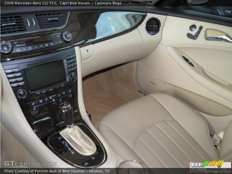Capri Blue Metallic / Cashmere Beige 2008 Mercedes-Benz CLS 550